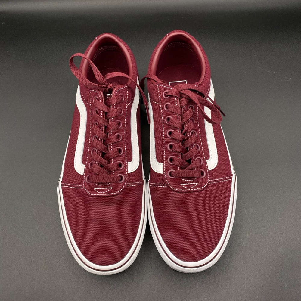 Men’s Vans Ward Lo Sneaker (Canvas) Port Royale/White, Size US 9